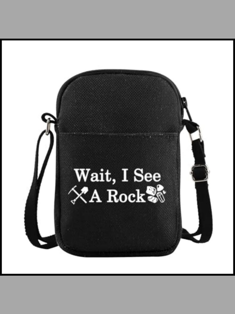 Canvas Sling Crossbody Bag Geologist Gift Minimalist Purse